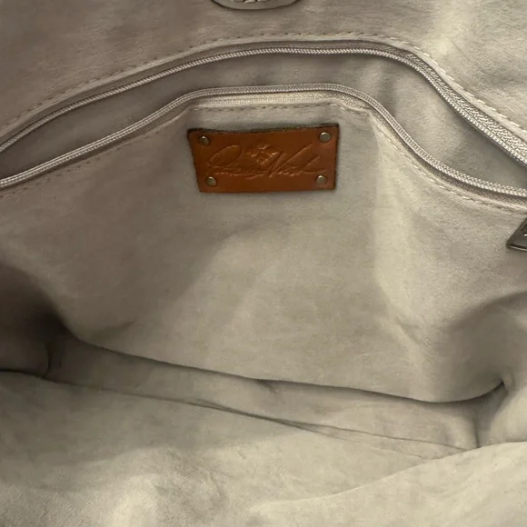 The Patricia Nash Leather Cutout Adeline Tote - Picture 7 of 9